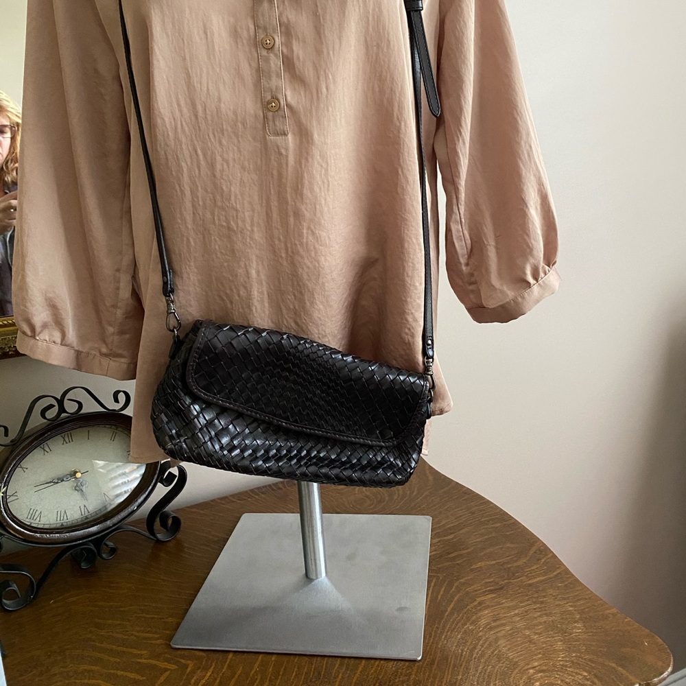 Massimo Dutti Black Crossbody Bag